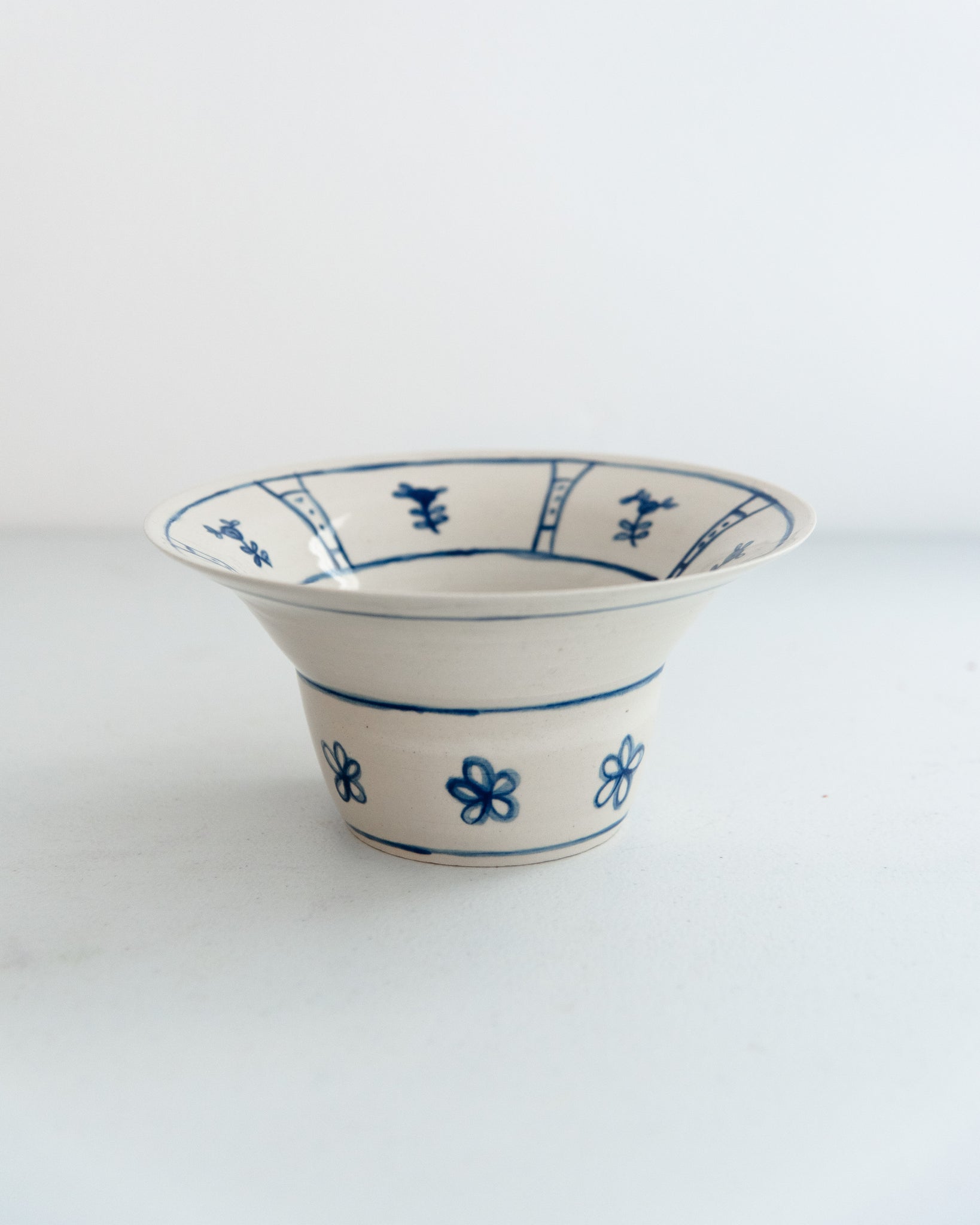 Blue & White Flower Bowl