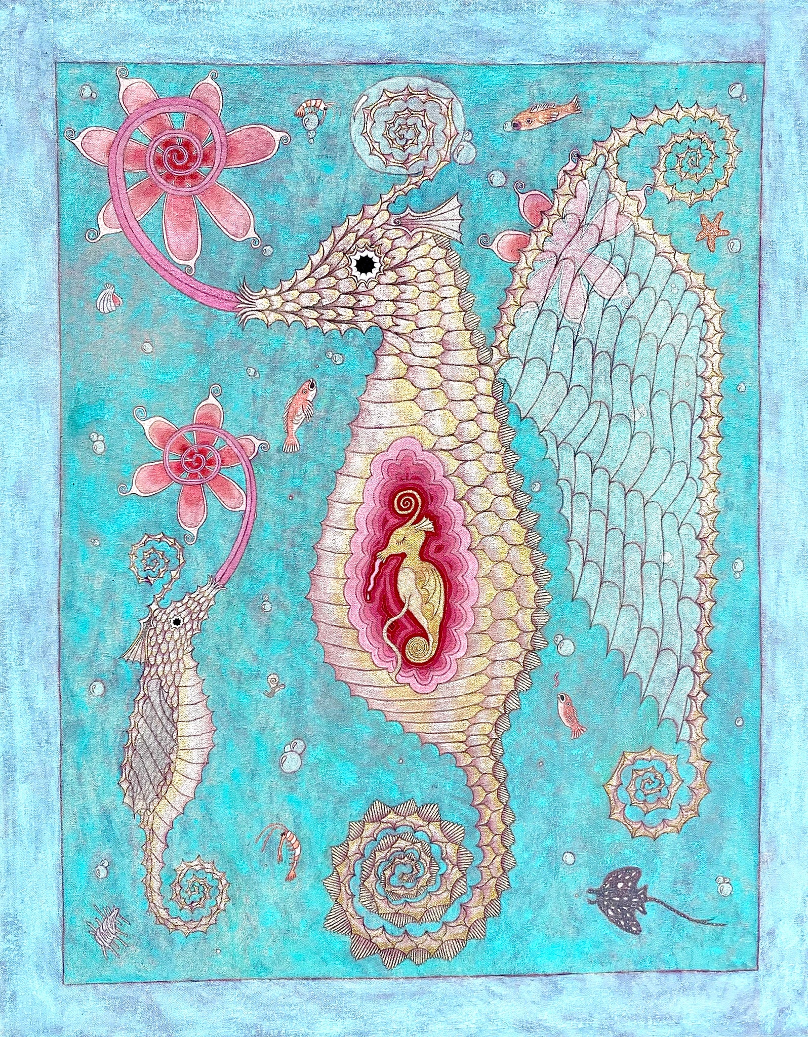 Pregnant Male Seahorse